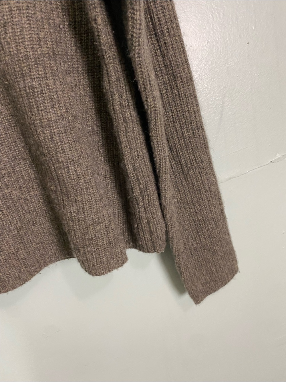 Jenni Kayne Cashmere Fisherman Sweater Green Medium - Picture 9 of 10